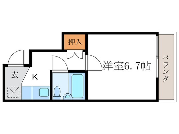 ナカマチ４４６の物件間取画像